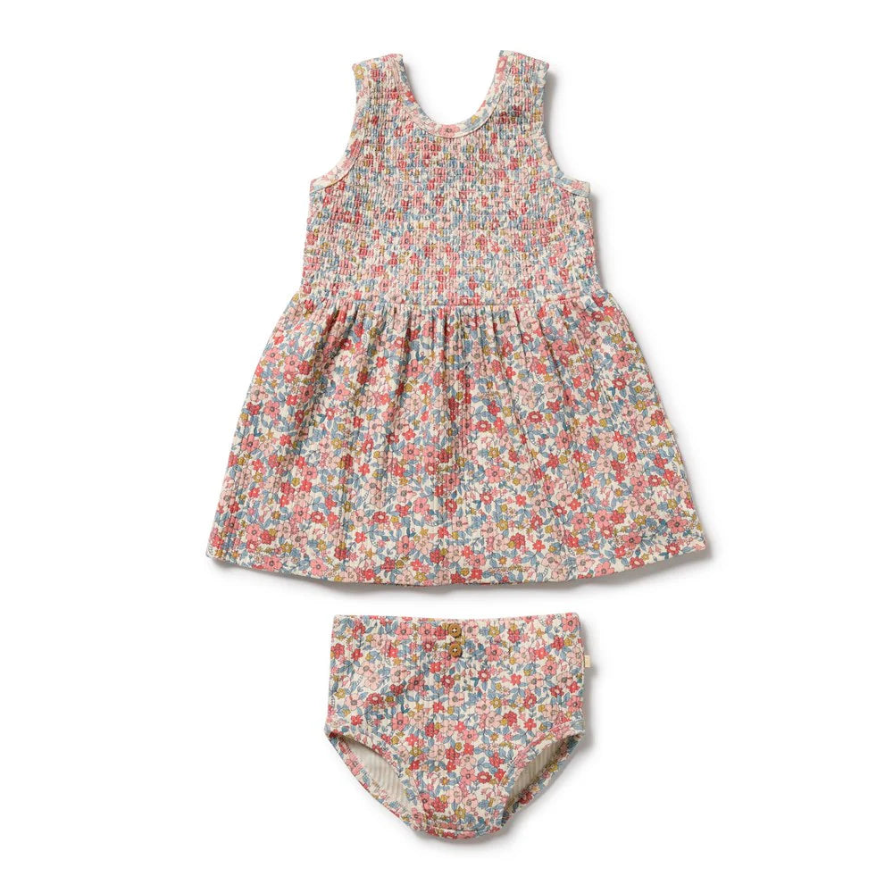 Wilson + Frenchy | Summer Bloom Organic Dress Set