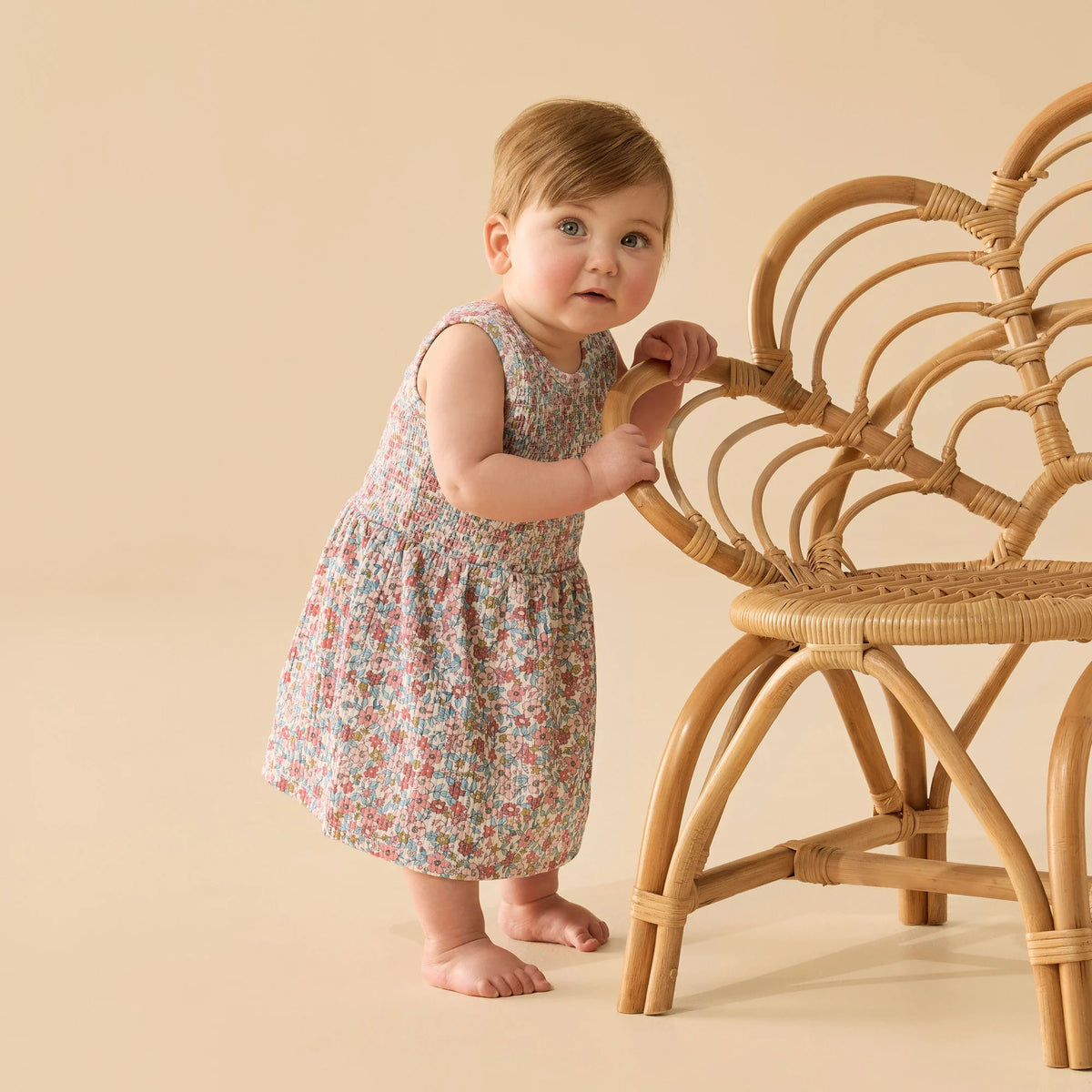 Wilson + Frenchy | Summer Bloom Organic Dress Set