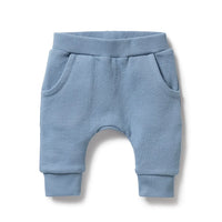 Wilson + Frenchy | Storm Blue Quilted Pant