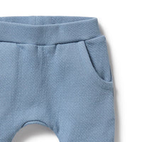 Wilson + Frenchy | Storm Blue Quilted Pant