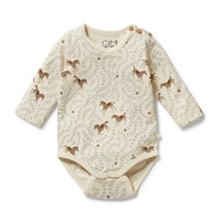 Wilson + Frenchy | Trixie Horse Organic Bodysuit