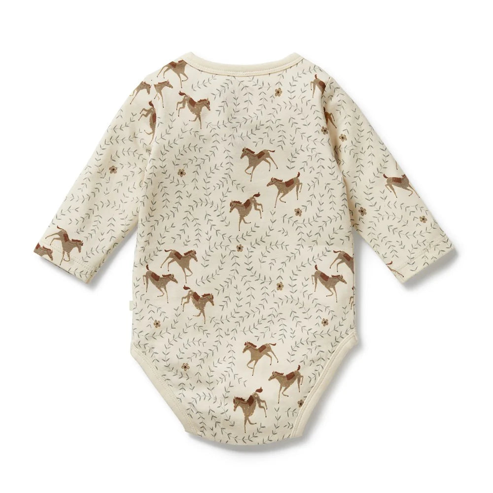 Wilson + Frenchy | Trixie Horse Organic Bodysuit