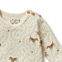 Wilson + Frenchy | Trixie Horse Organic Bodysuit
