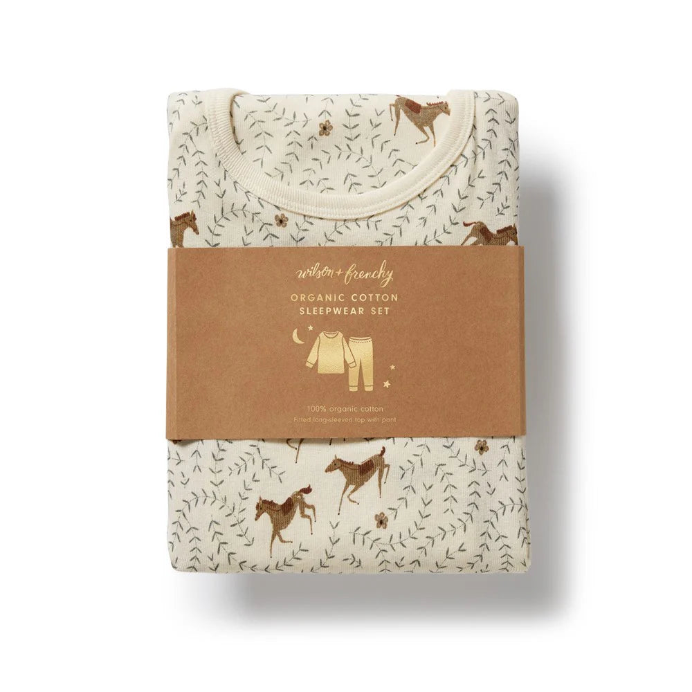 Wilson + Frenchy | Trixie Horse Organic Long Sleeve Pyjamas