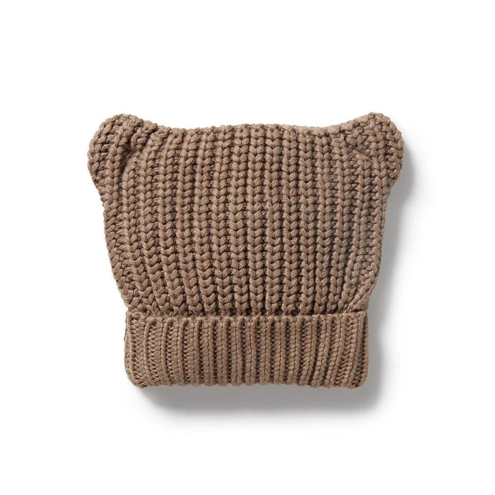 Wilson + Frenchy | Coco Speckle Knitted Bear Hat
