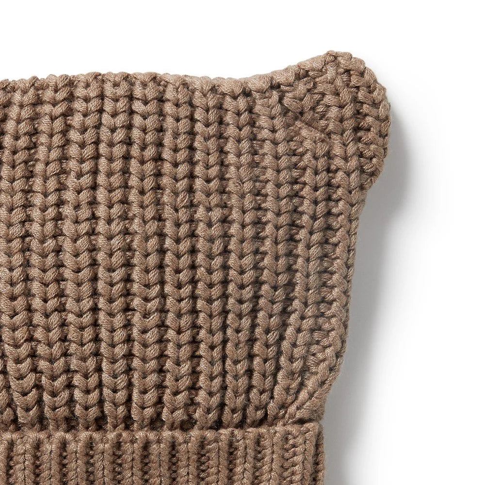 Wilson + Frenchy | Coco Speckle Knitted Bear Hat