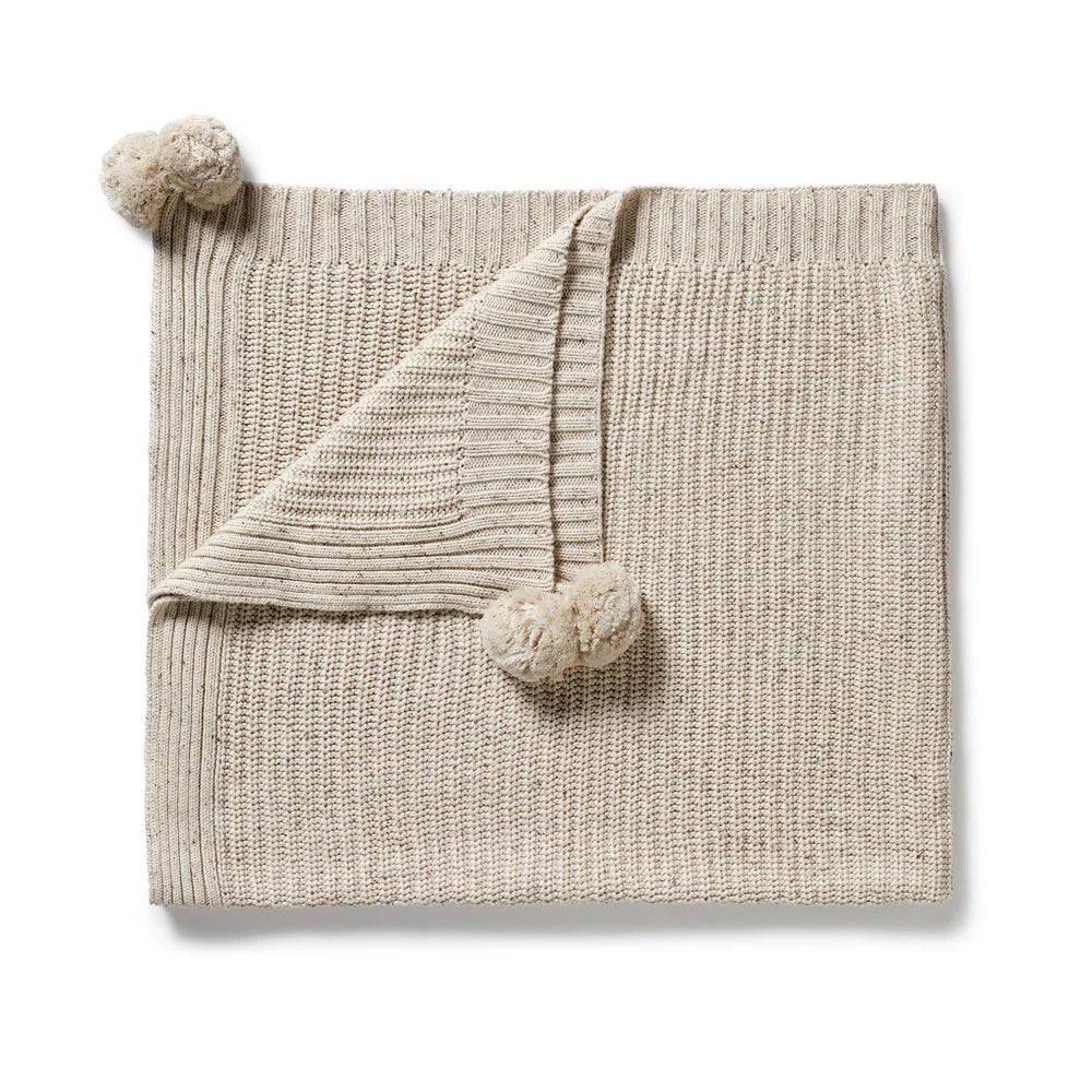 Wilson + Frenchy | Cookies & Cream Organic Knitted Blanket