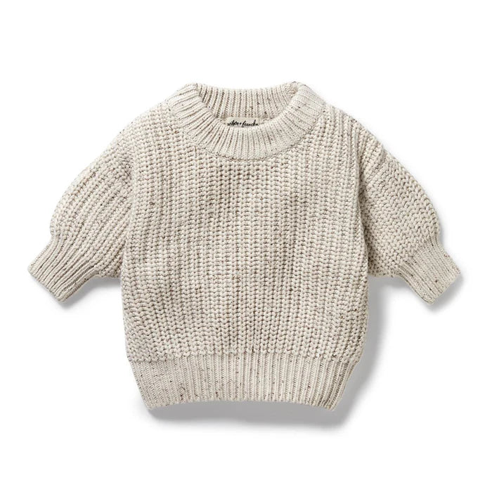Wilson + Frenchy | Cookie & Cream Organic Knitted Jumper