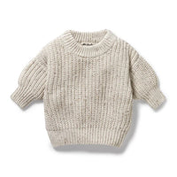 Wilson + Frenchy | Cookie & Cream Organic Knitted Jumper