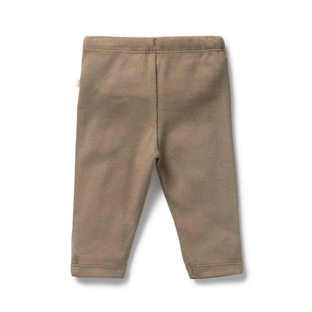 Wilson + Frenchy | Walnut Organic Rib Legging