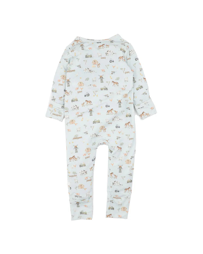 Bebe |  Farm Ecocosy LS Zipsuit