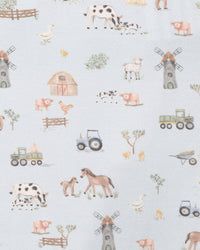 Bebe |  Farm Ecocosy LS Zipsuit