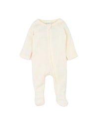 Bebe | Milk Organic Pointelle LS Zipsuit