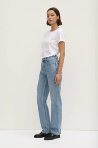 Assembly Label | Womens Straight Leg Jean - Indigo Fade