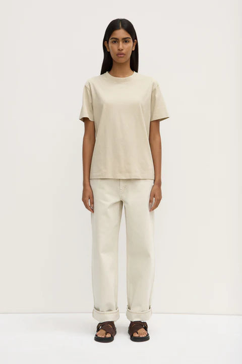 Assembly Label | Organic Base Tee - Sandstone