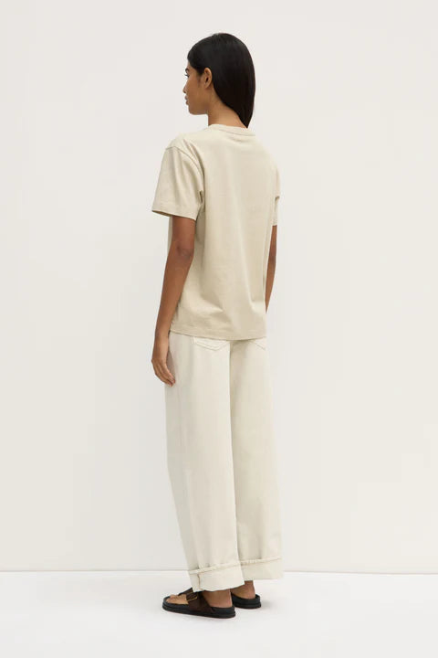 Assembly Label | Organic Base Tee - Sandstone