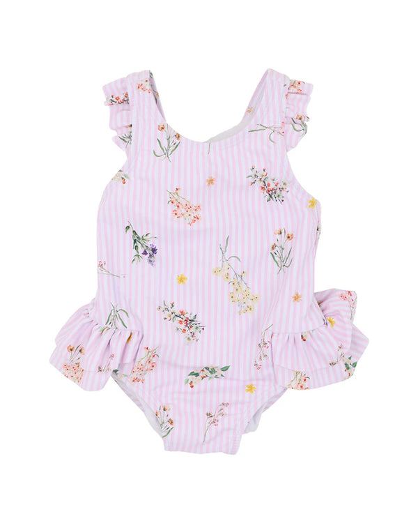 Minihaha Swim | Myra Frill Back Swimsuit