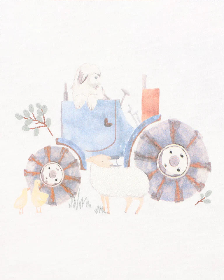 Bebe | Clayton Farm Scene SS Romper