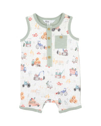 Bebe | Clayton Print Sheep Romper