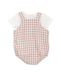 Bebe | Clayton Check Bodysuit - 2pc Set