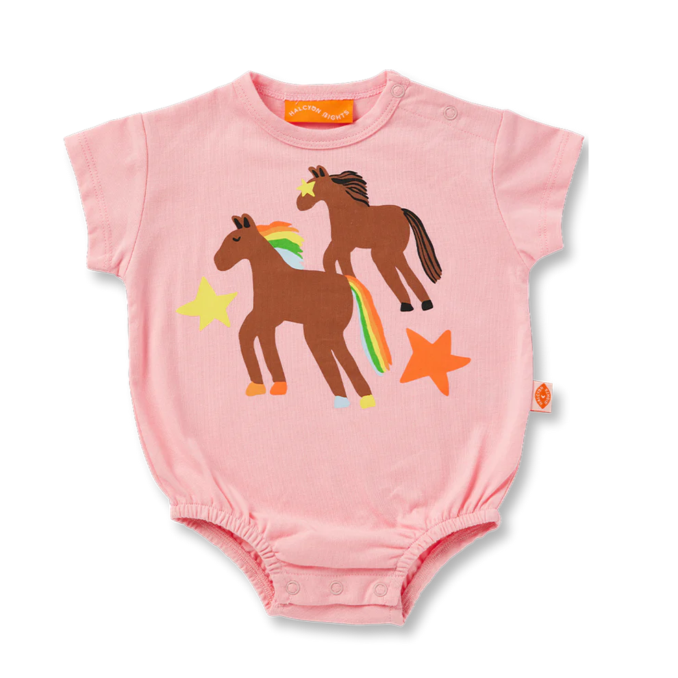Halcyon Nights | Giddy Up Short Sleeve Bodysuit