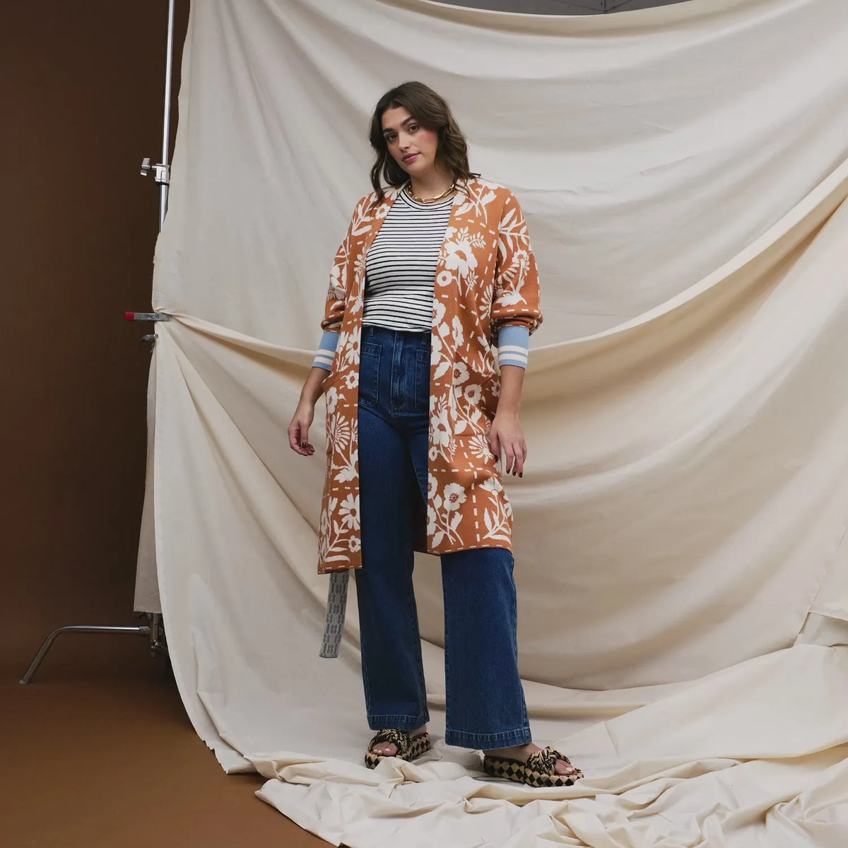 Sage x Clare || Charita Jacquard Robe