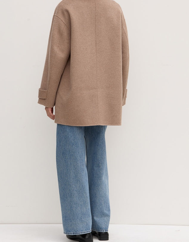 Assembly Label | Pierra Wool Coat - Sable Marle