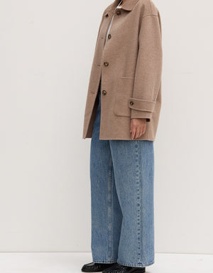 Assembly Label | Pierra Wool Coat - Sable Marle