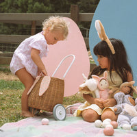Olli Ella || Rattan BUNNY Luggy!