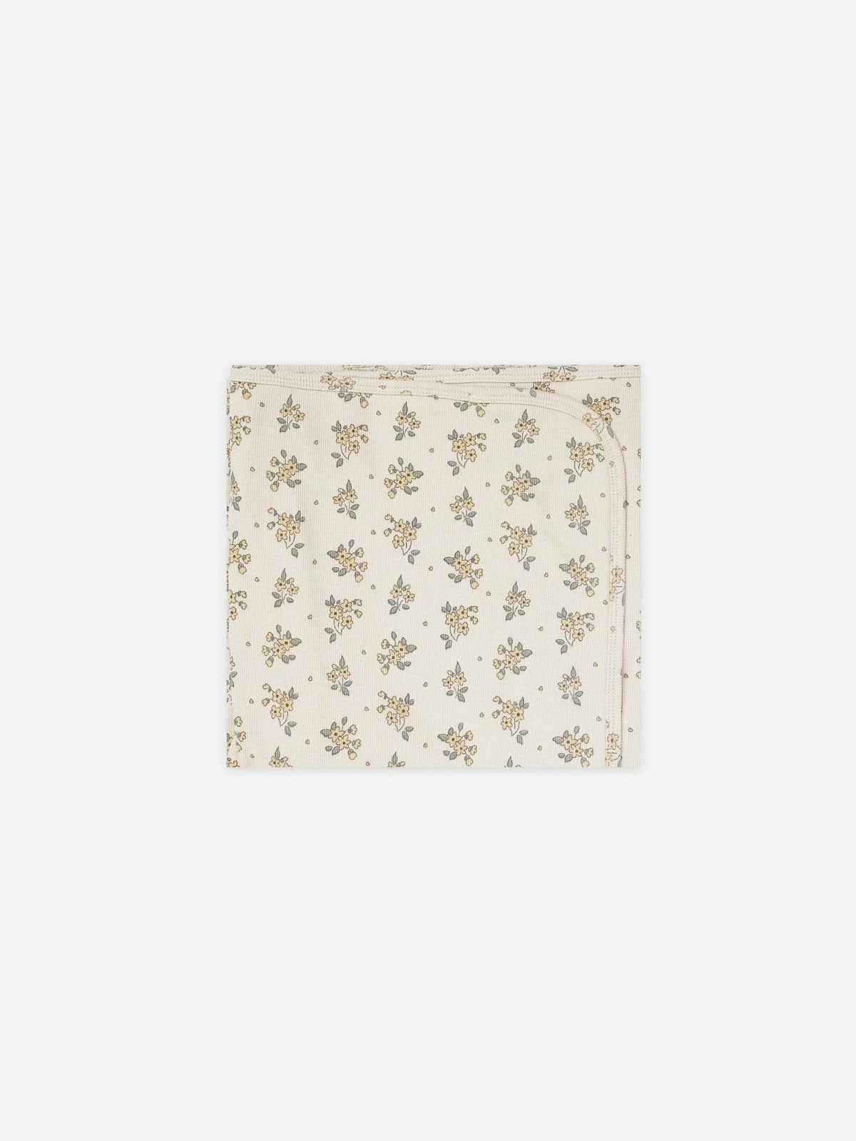 Quincy Mae | Ribbed Baby Swaddle - Daisy Fields