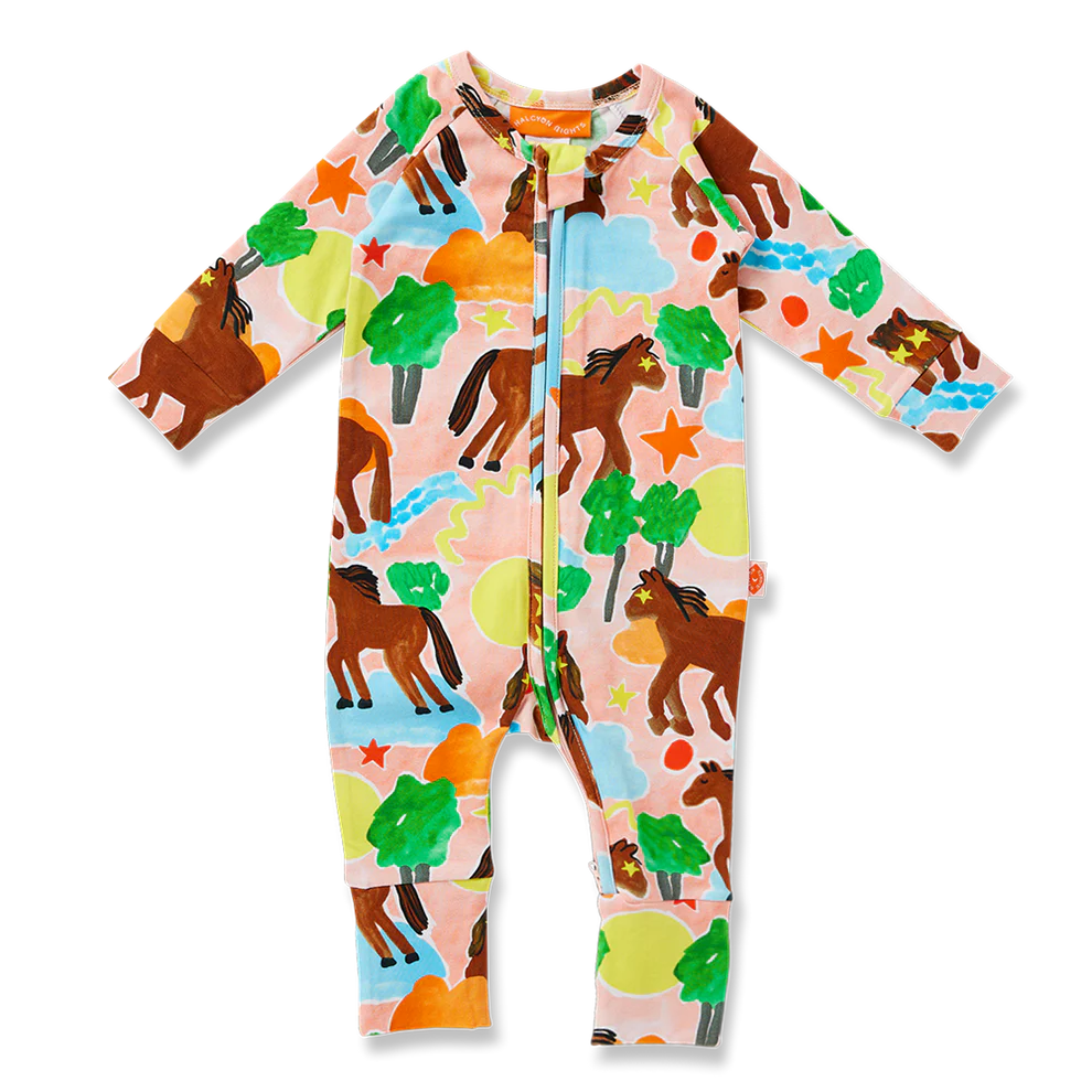 Halcyon Nights | Giddy Up Long Sleeve Romper