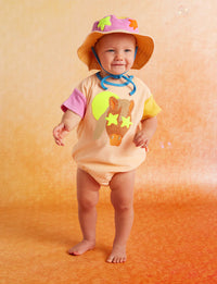 Halcyon Nights | Giddy Up Terry Short Sleeve Bodysuit