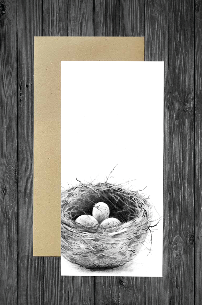 Cathy Hamilton Art || Nest Card