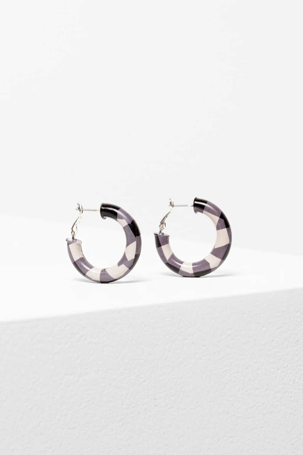 ELK | Sava Hoop Earring - Black / Camel