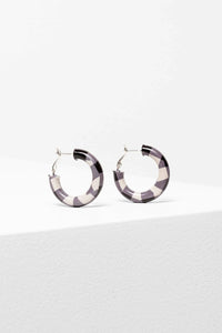 ELK | Sava Hoop Earring - Black / Camel