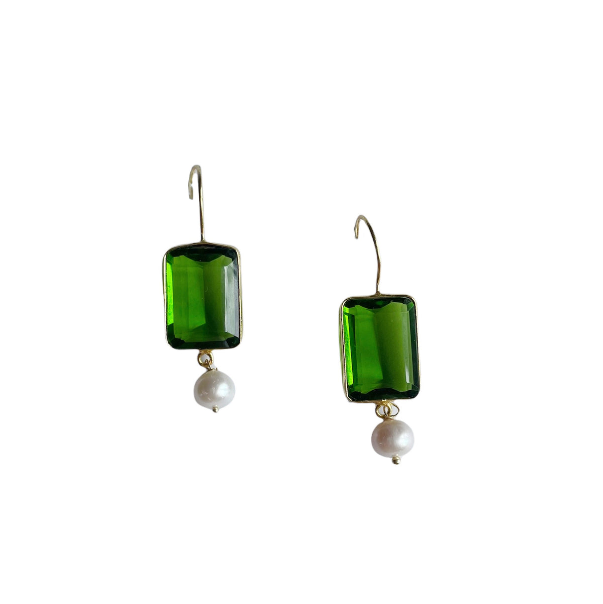 Zoda | Rylan Earrings Green
