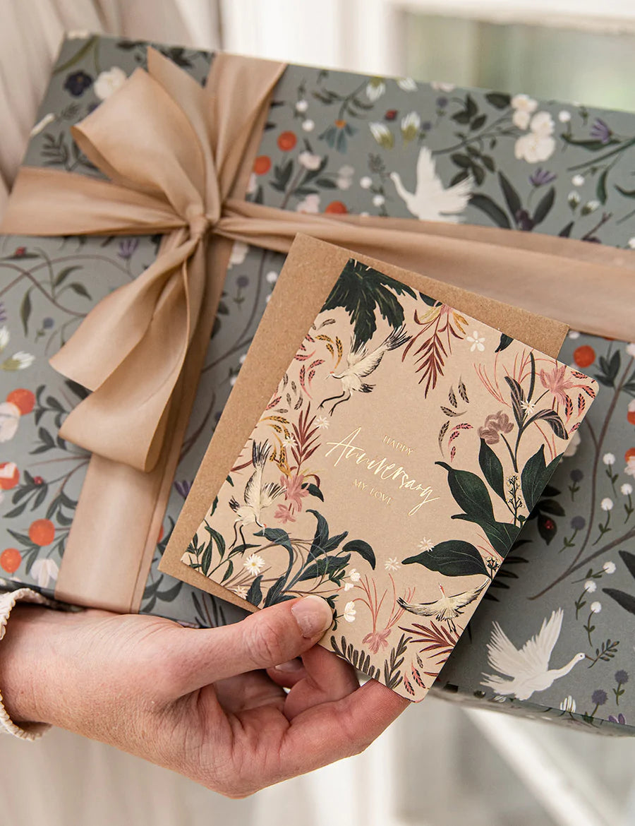 Bespoke Letterpress | Happy Anniversary my love Card