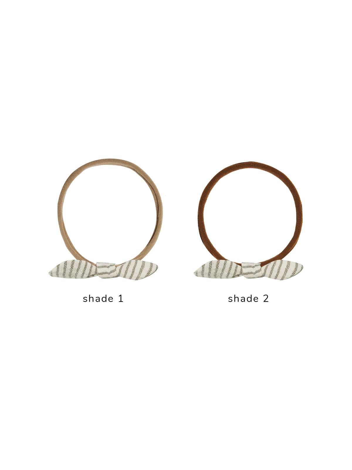 Quincy Mae | Little Knot Headband Basil Stripe