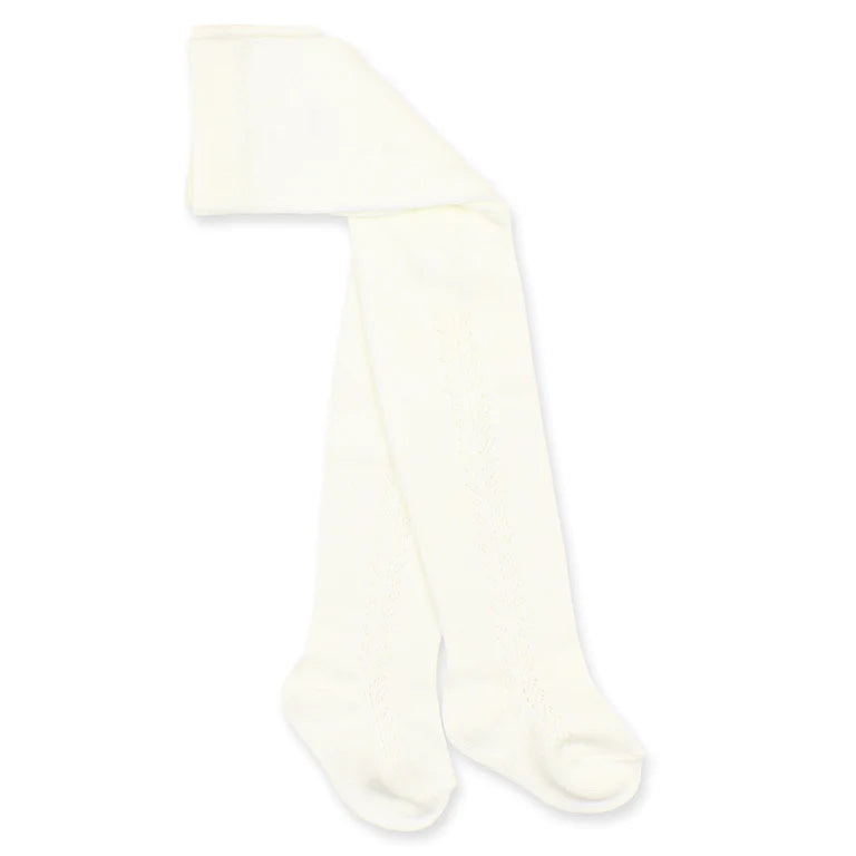Minihaha | Ivory Open Work Tights