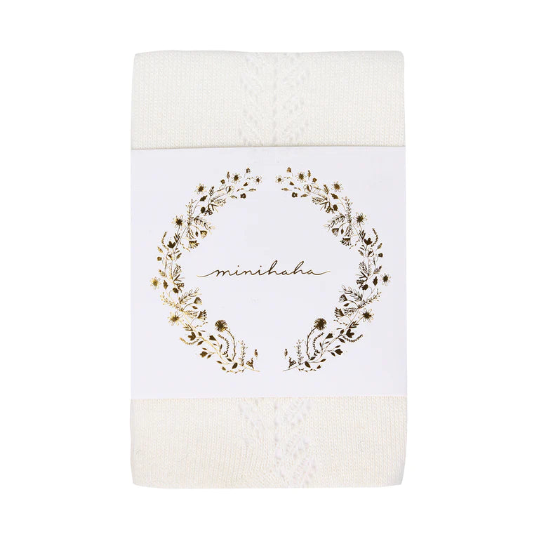 Minihaha | Ivory Open Work Tights