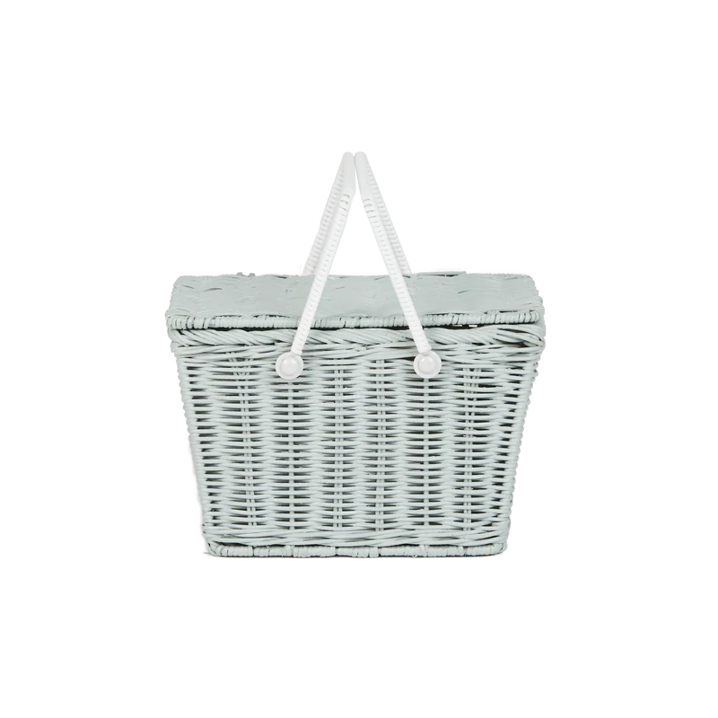Olli Ella || Rattan Piki Basket - Vintage Blue