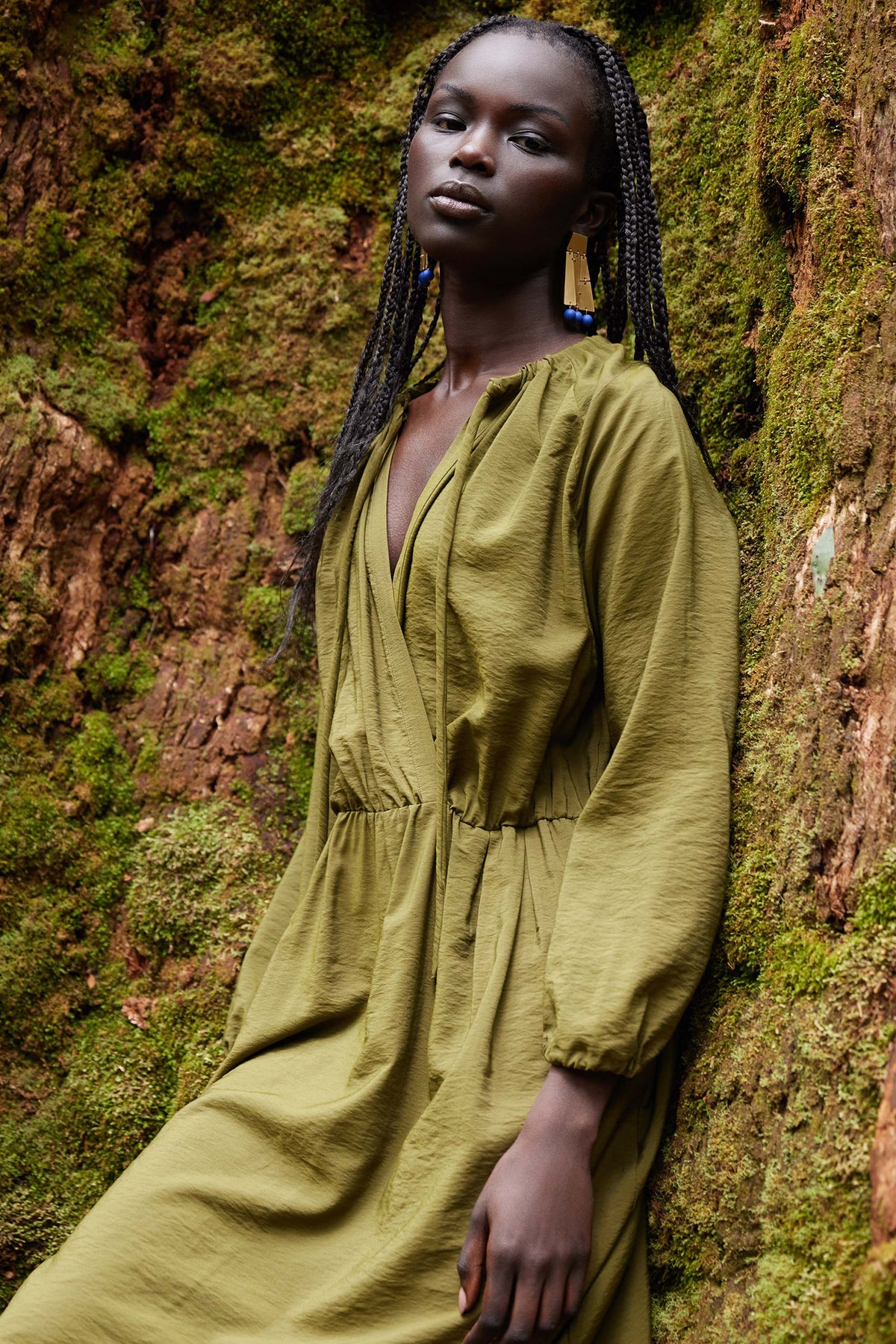 ELK | Dark Olive Etna Dress