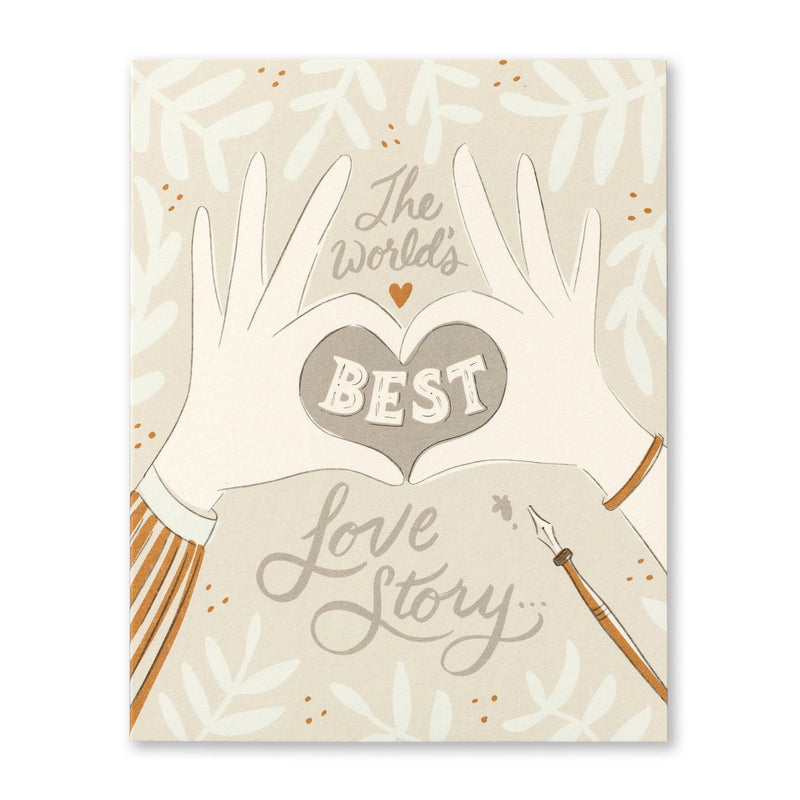 WEDDING CARD – THE WORLD’S BEST LOVE STORY …