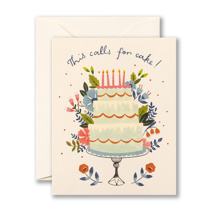 BIRTHDAY CARD – THIS CALLS FOR CAKE!