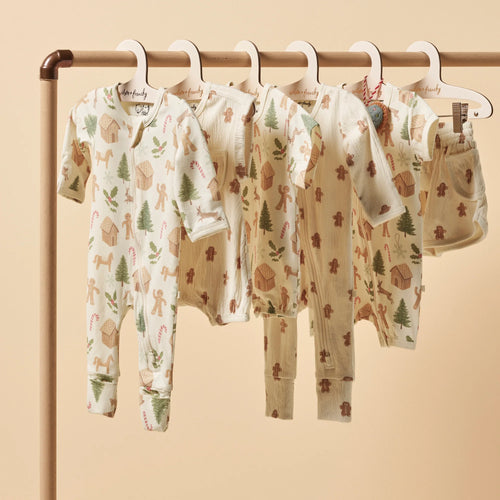 Wilson + Frenchy | Spice & Nut Organic Crinkle Growsuit