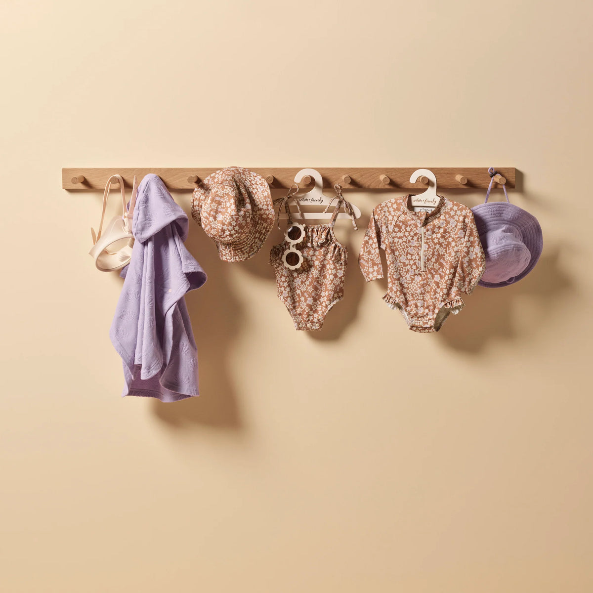 Wilson + Frenchy | Hazel Floral Long Sleeved Swim Suit