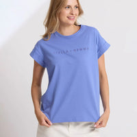 Stella + Gemma | Cuff Tee - Cornflower