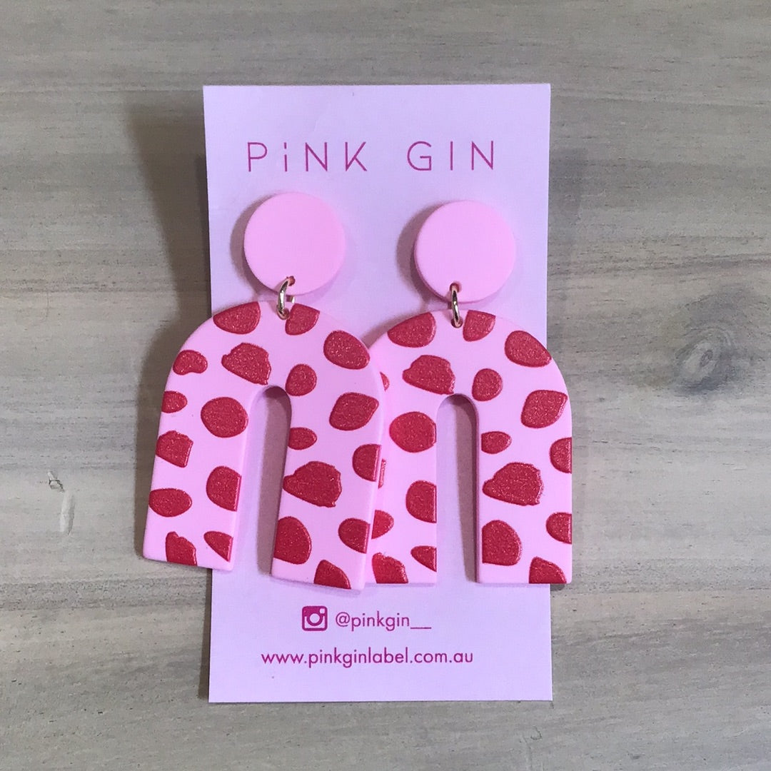 Pink Gin || Camilla Earrings