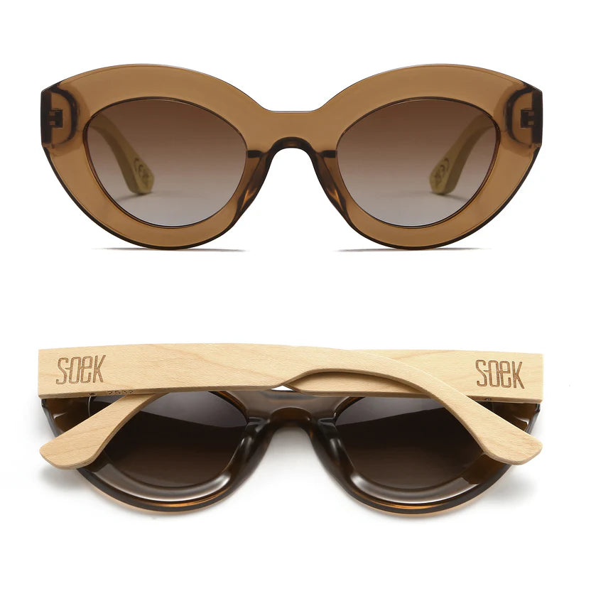 Soek | Stevie - Mocha Polarised Sunglasses