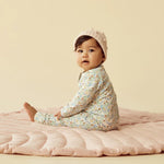 Wilson + Frenchy | Tinker Floral Organic Zipsuit with Feet